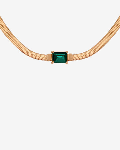Radiant Emerald Collana Oro Rosa