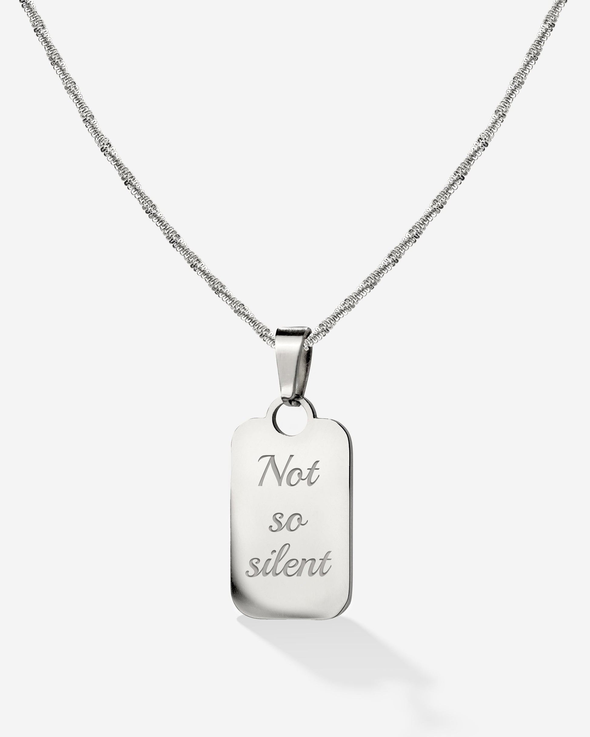Not so silent Collana Argento