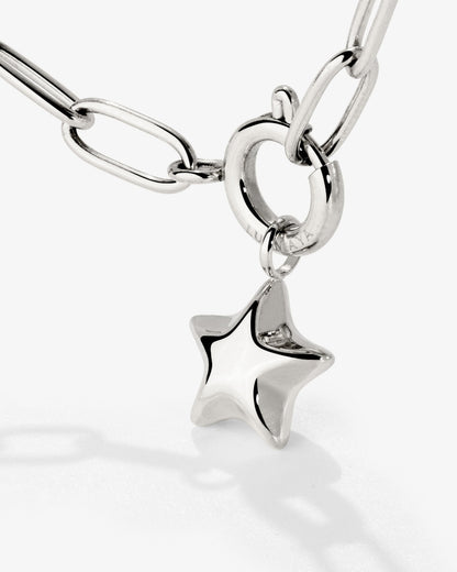 Nova Oval Links Collana Set Argento