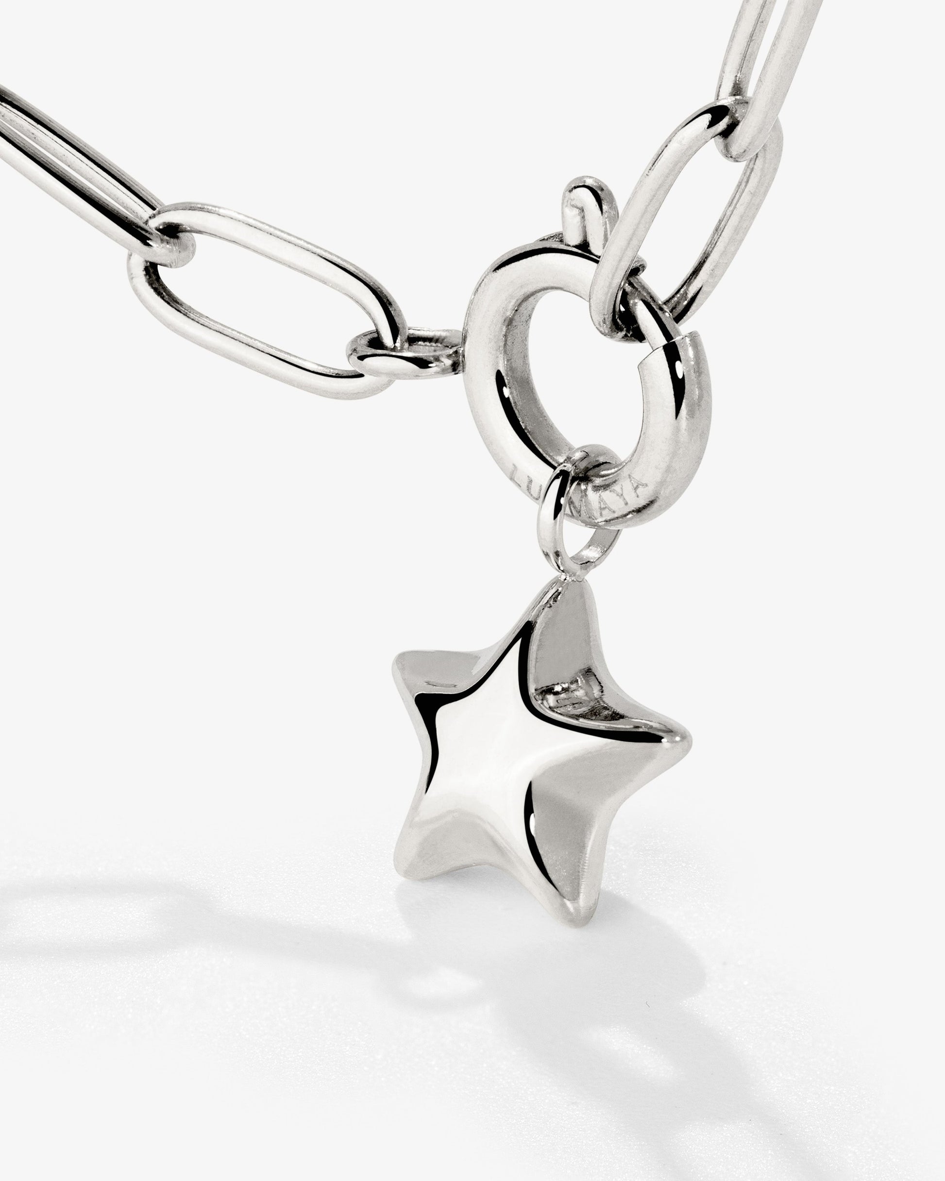 Nova Oval Links Collana Set Argento