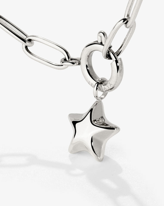 Nova Oval Links Collana Set Argento