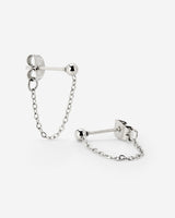 Chained Orecchini Argento