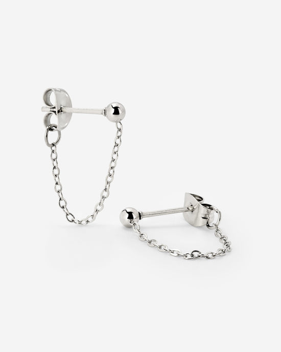 Chained Orecchini Argento