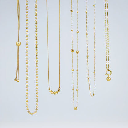 Infinite Beads Collana Oro Rosa