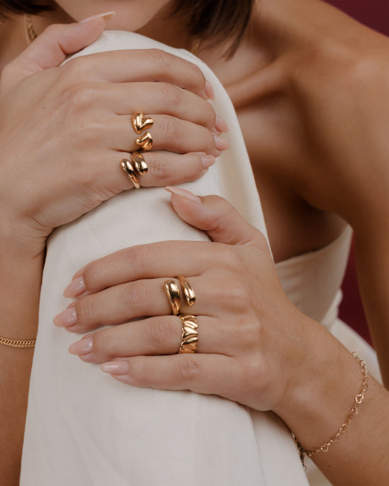 Heartie Anello Oro Rosa