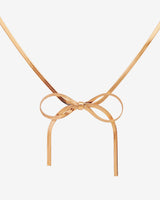 Sweet Bow Collana Oro Rosa