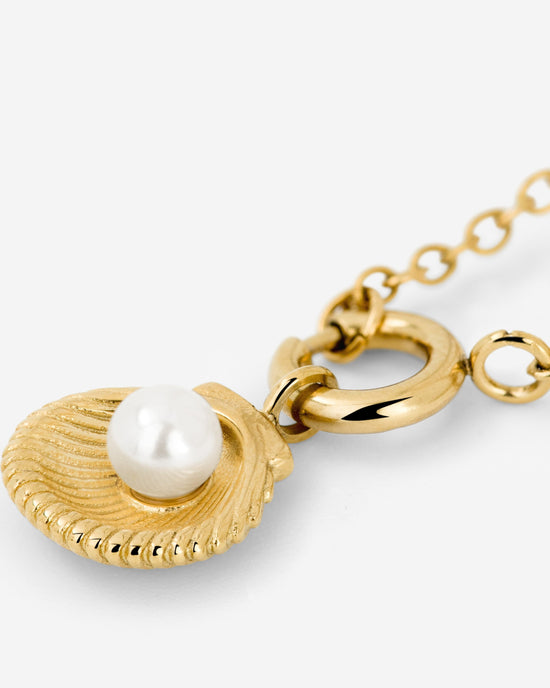 Pearly Shell Classic Chain Collana Set Oro
