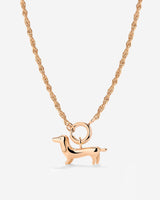 Shorty Rope Chain Collana Set Oro Rosa