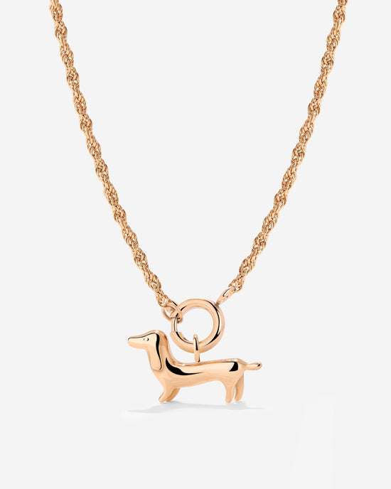 Shorty Rope Chain Collana Set Oro Rosa