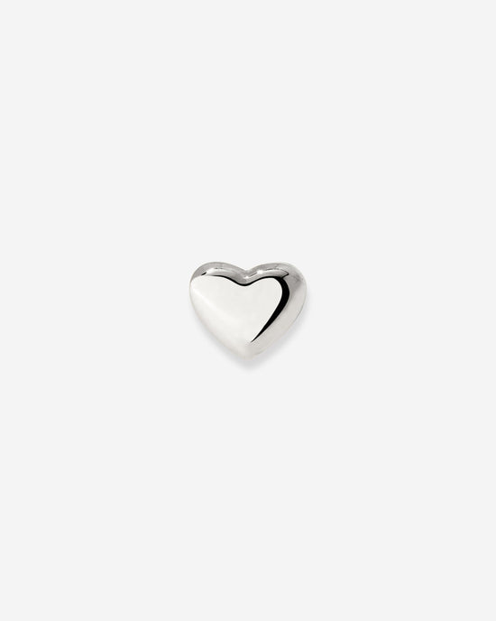 Lovely Heart Piercing a Bottone Argento