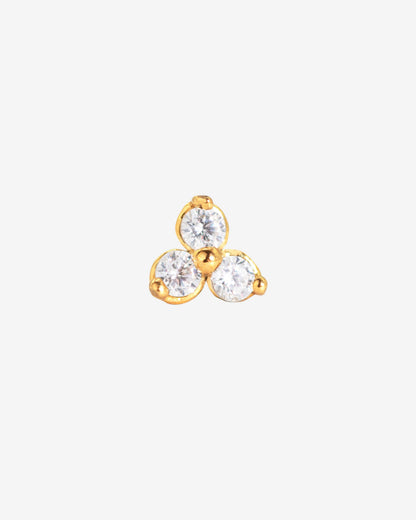 Sparkle Piercing Stud Oro