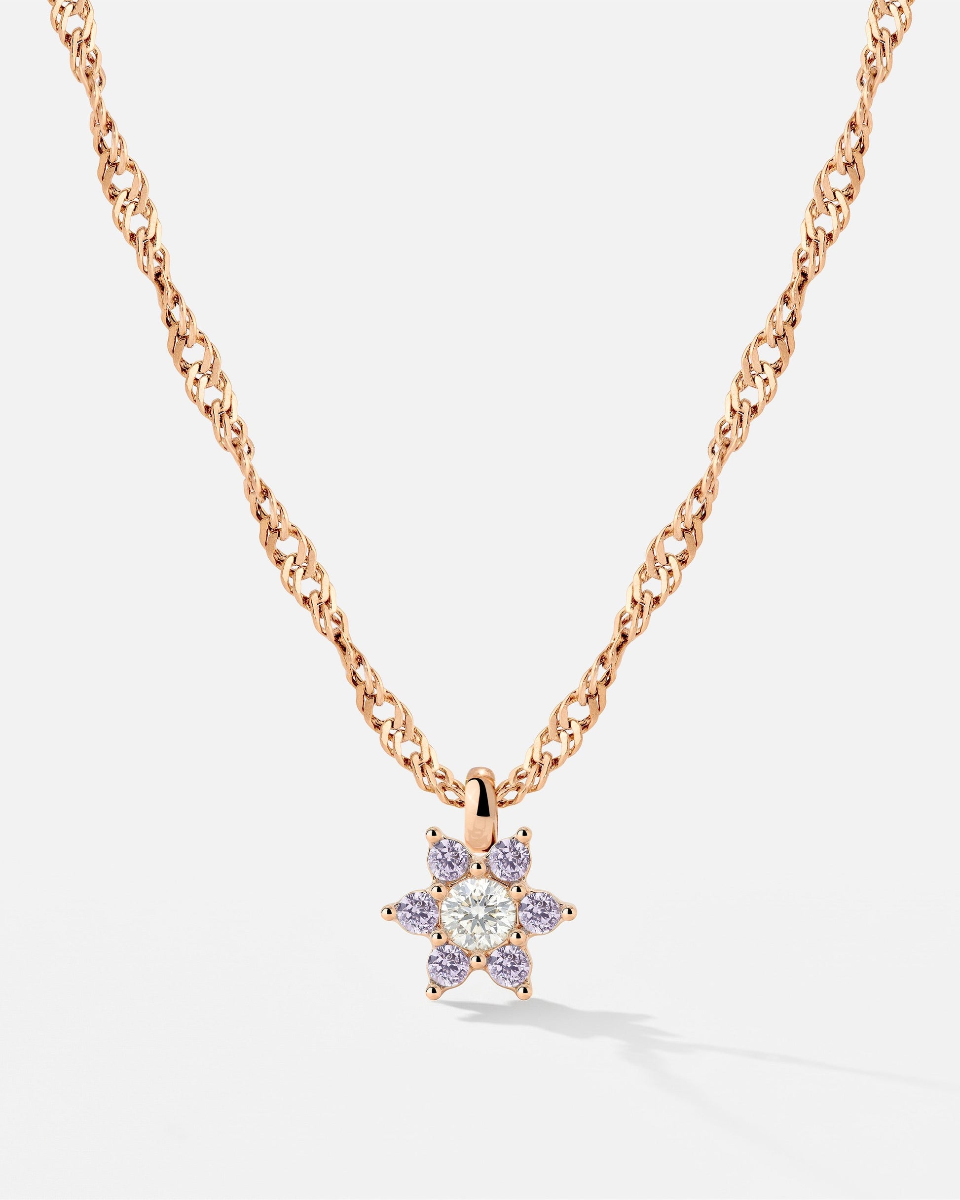 Collana con Oro Rosa