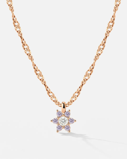 Collana con Oro Rosa