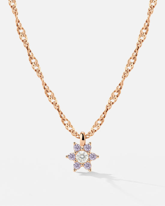 Collana con Oro Rosa