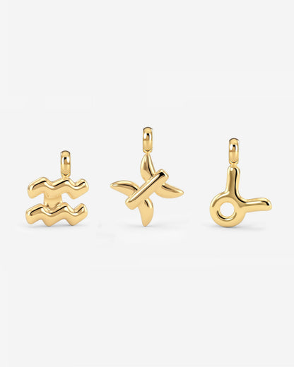 Bubble Zodiac Collana Charms