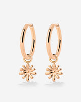 Flowery Hoop Set Medium Oro Rosa