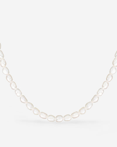 Perlita Choker Argento
