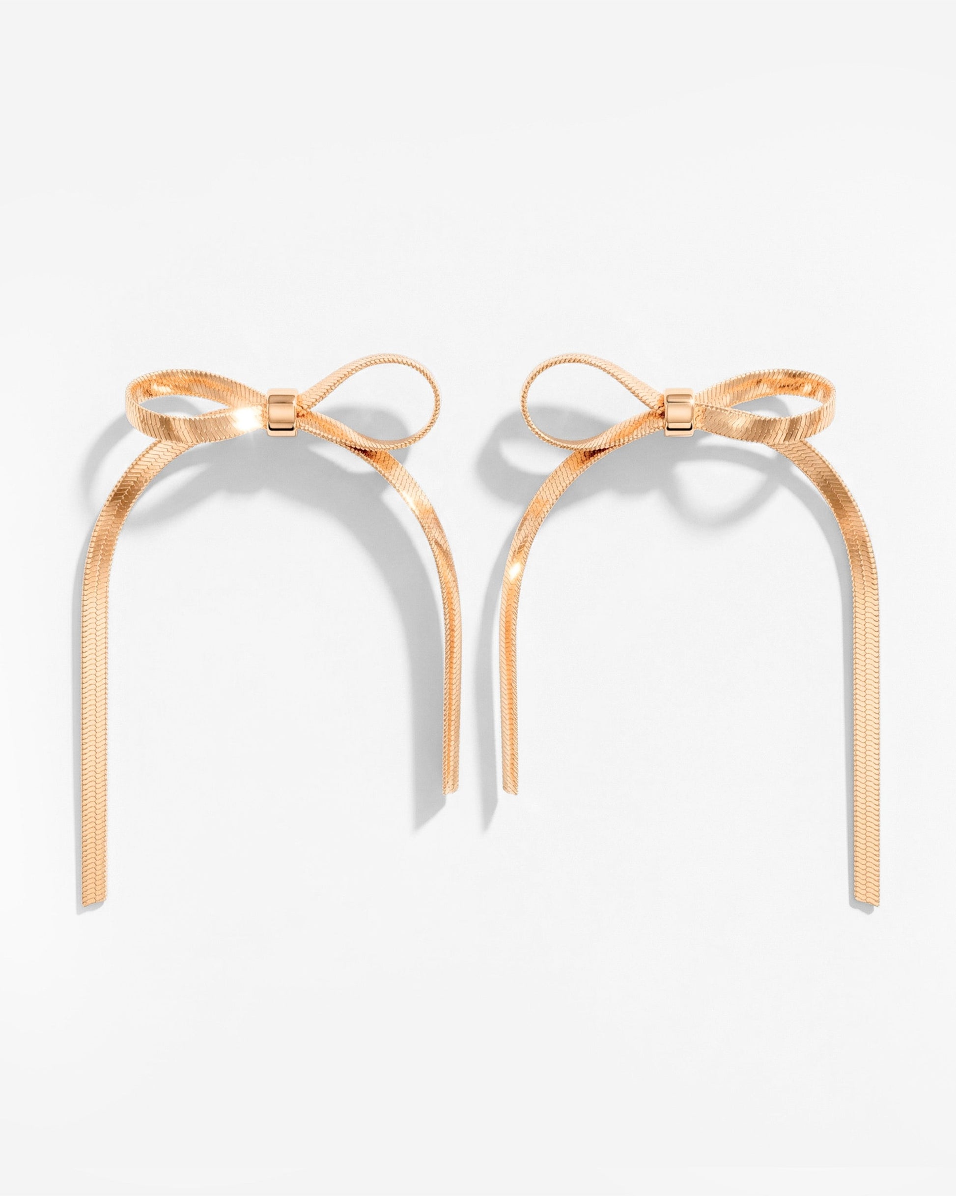 Sweet Bow Orecchini Oro Rosa