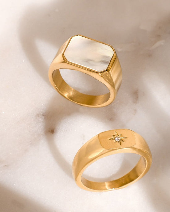 Mother of Pearls Anello Oro