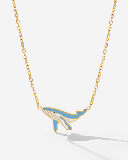Blue Whale Collana
