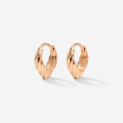 Mini Twist Orecchini Oro Rosa