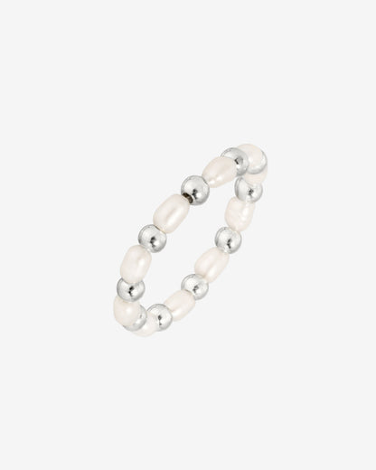 Pearl'n'Beads Anello Argento