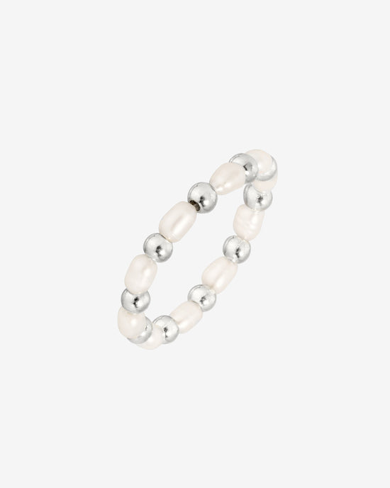 Pearl'n'Beads Anello Argento