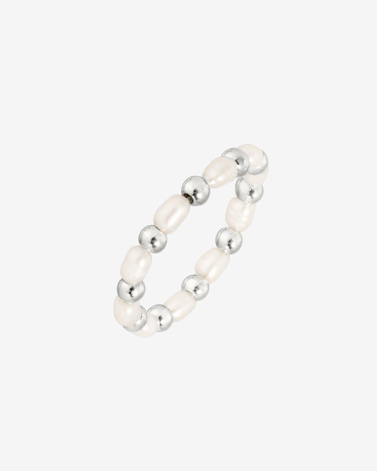 Pearl'n'Beads Anello Argento