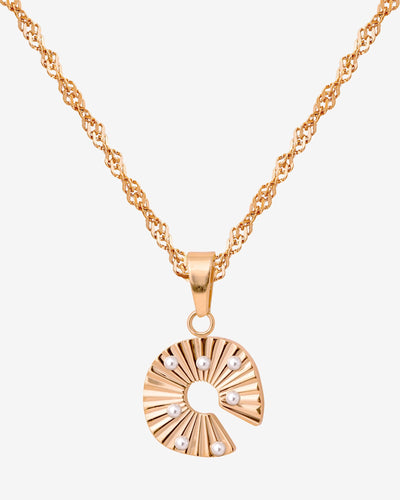 Sparkling Donut Collana Oro Rosa