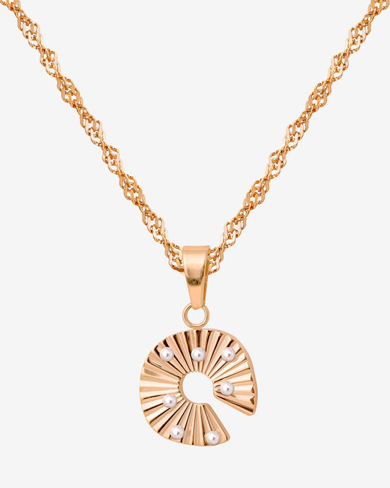 Sparkling Donut Collana Oro Rosa