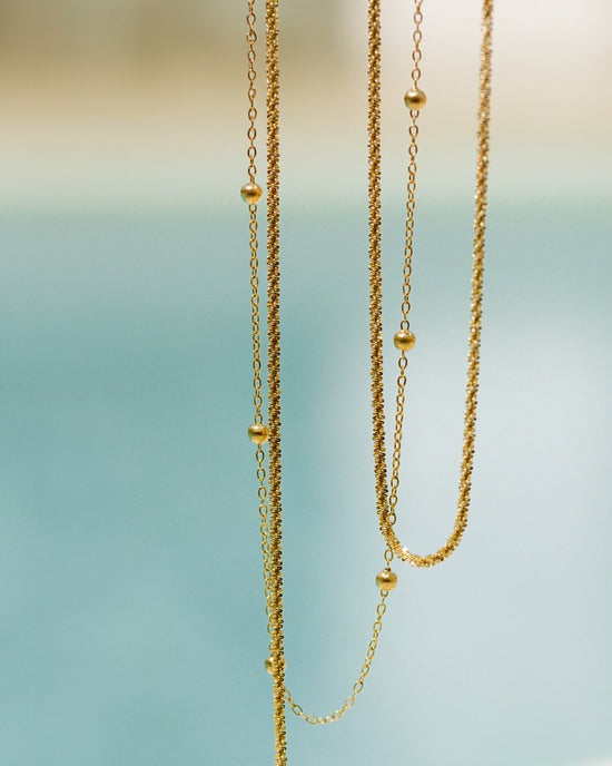Criss Cross Chain Collana Argento