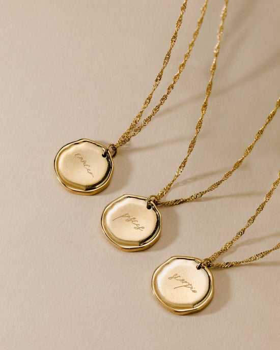 Zodiac Collana - Scorpione Oro
