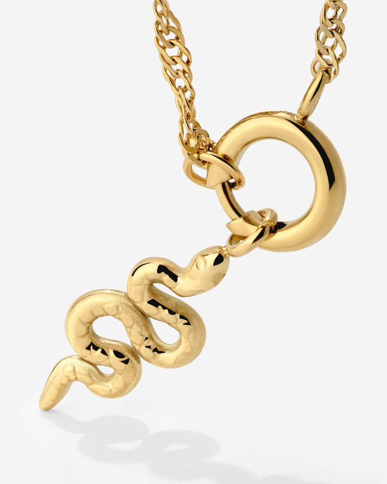 Serpent Singapore Chain Collana Set Oro