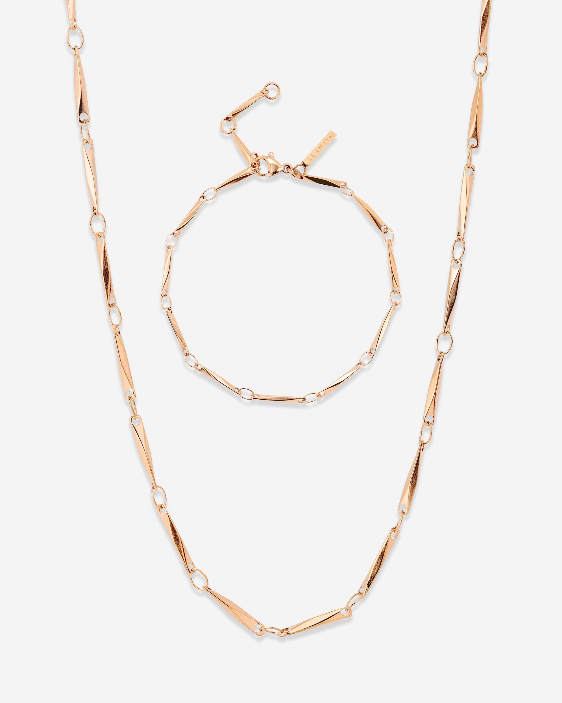 Curved Links Bundle Oro Rosa