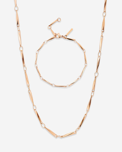 Curved Links Bundle Oro Rosa