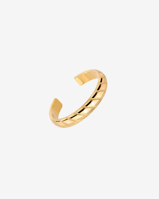Anello da piede Flat Stripe Oro