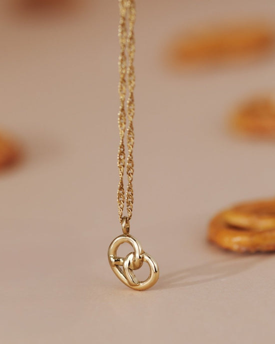 Bedazzle my Pretzel Collana Oro