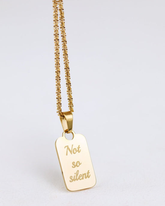 Not so silent Collana Oro