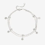 Swirl'n Double Cavigliera Argento