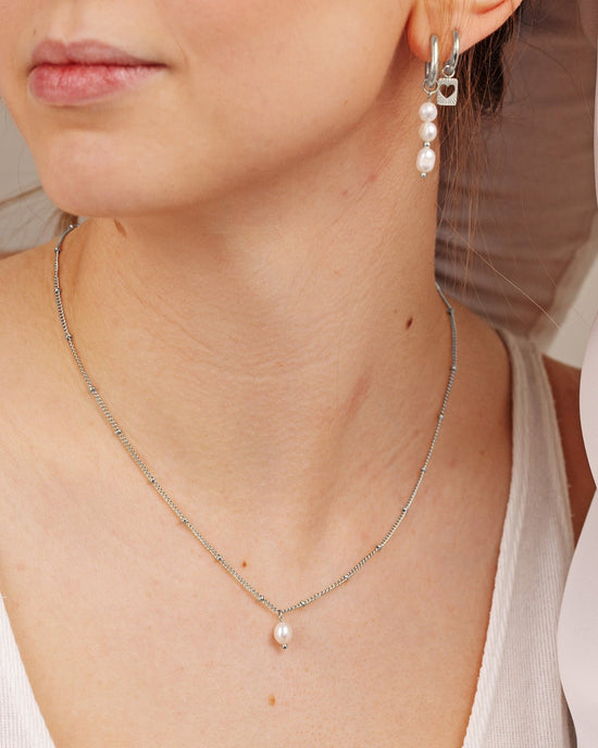 Baby Pearl Collana Argento