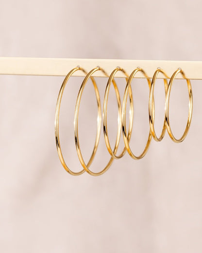 Maxi Hoops Oro
