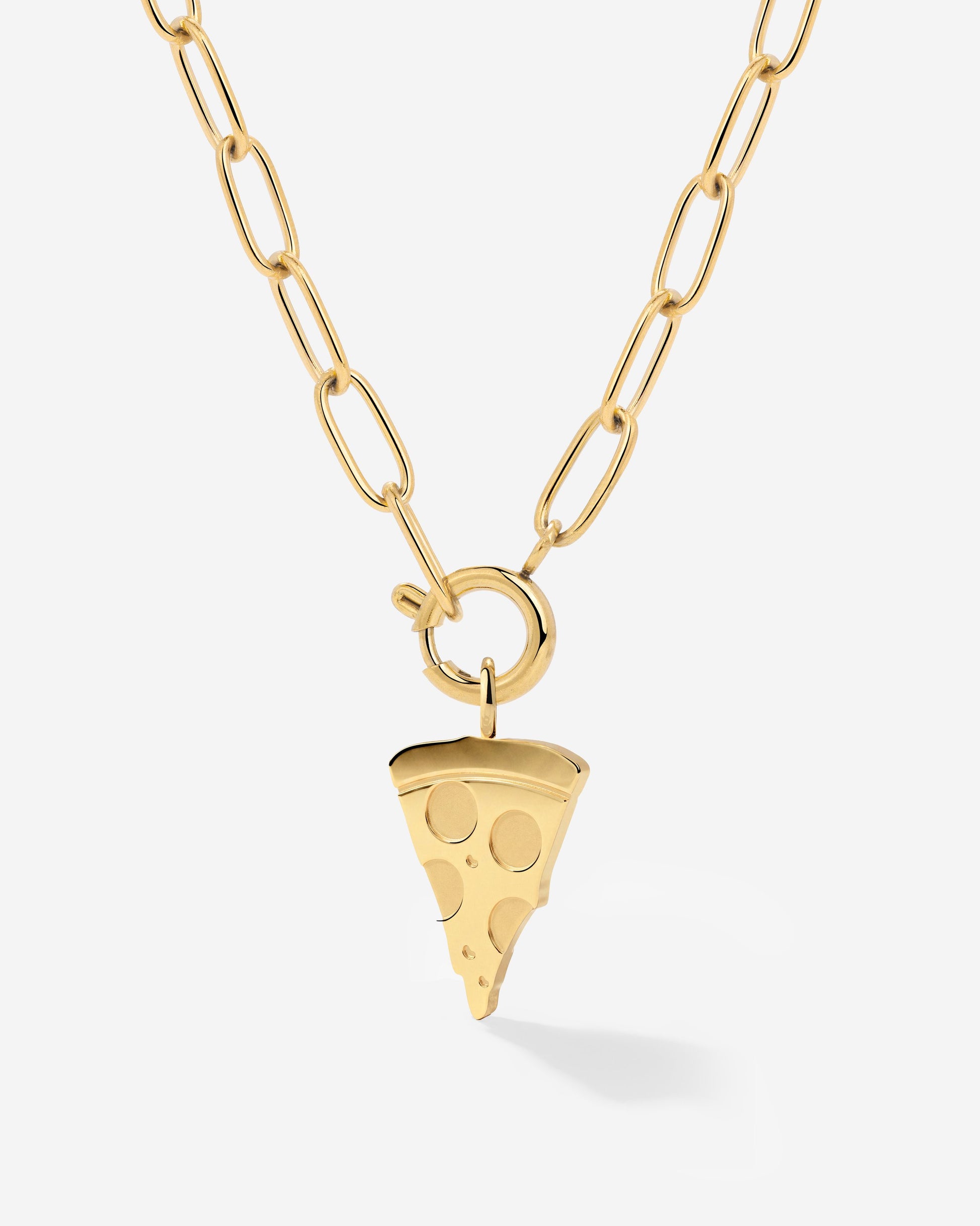 Bella Pizza Oval Links Necklace Set