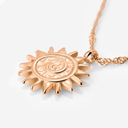 Sunny Swirl Collana Oro Rosa