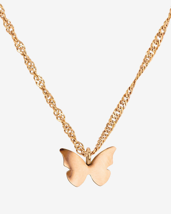 Flutterby Collana Oro Rosa