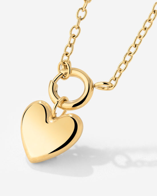 Lovely Heart Classic Chain Collana Set Oro