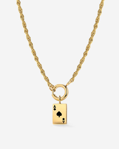 Aced Rope Chain Collana Set Oro