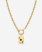 Aced Rope Chain Collana Set Oro