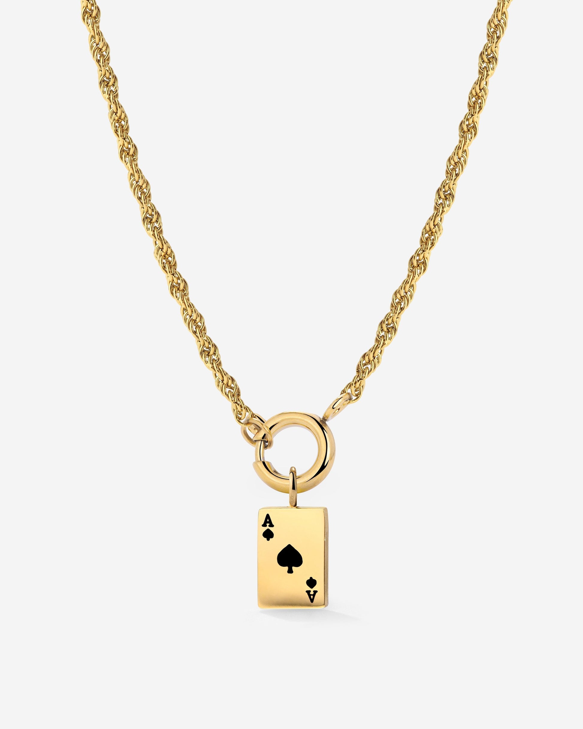 Aced Rope Chain Collana Set Oro