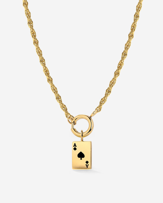 Aced Rope Chain Collana Set Oro