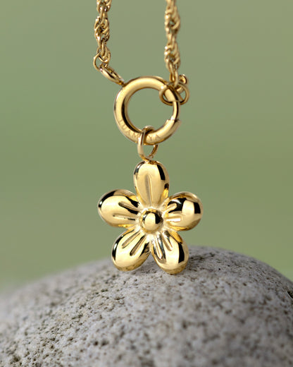 Blossom Rope Chain Collana Set Oro Rosa